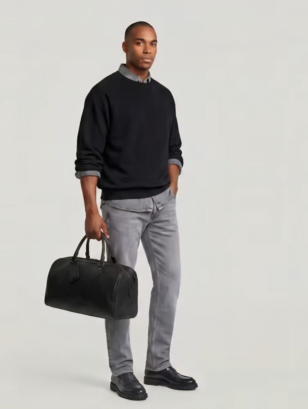 G-Star Straight Jeans in Grey Wash